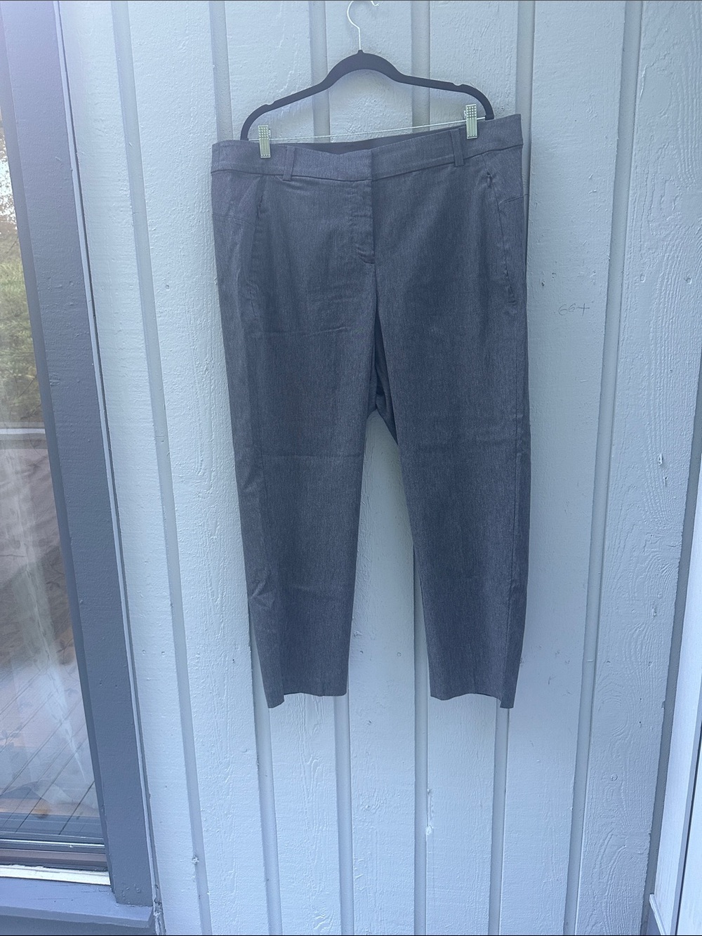 Lane Bryant Women’s Gray Dress Pants - Tailored Straight Fit